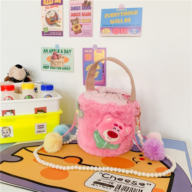 Lolita Cartoon Animal Bucket Bag Cross Shoulder Student Cute Doll Shoulder Bag price for 2 pcs