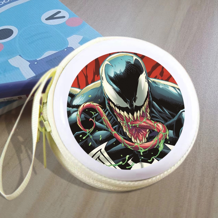 venom Animation peripheral Tinning zipper zero wallet key bag