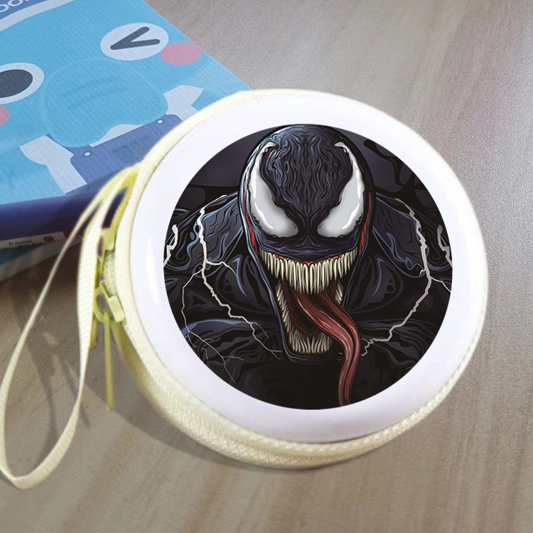 venom Animation peripheral Tinning zipper zero wallet key bag