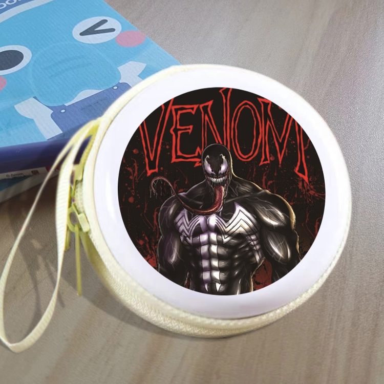 venom Animation peripheral Tinning zipper zero wallet key bag