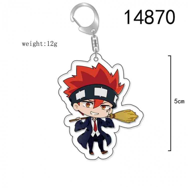 Mashle: Magic and Muscles Anime Acrylic Keychain Charm price for 5 pcs 14870