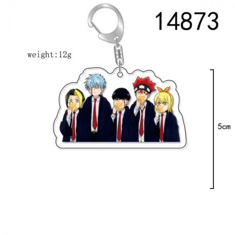 Mashle: Magic and Muscles Anime Acrylic Keychain Charm price for 5 pcs 14873