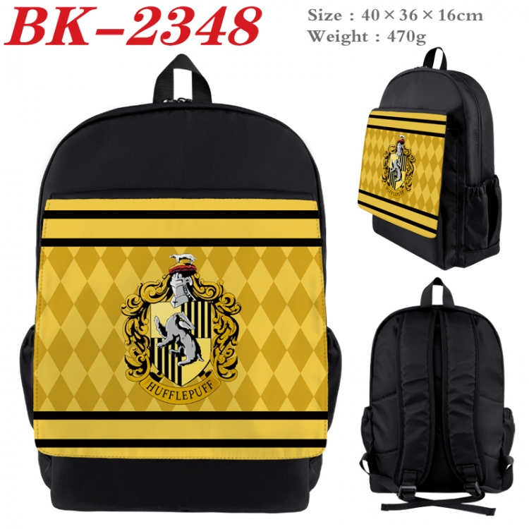 Harry Potter Waterproof nylon canvas flip color picture backpack 40X36X16CM  BK-2348