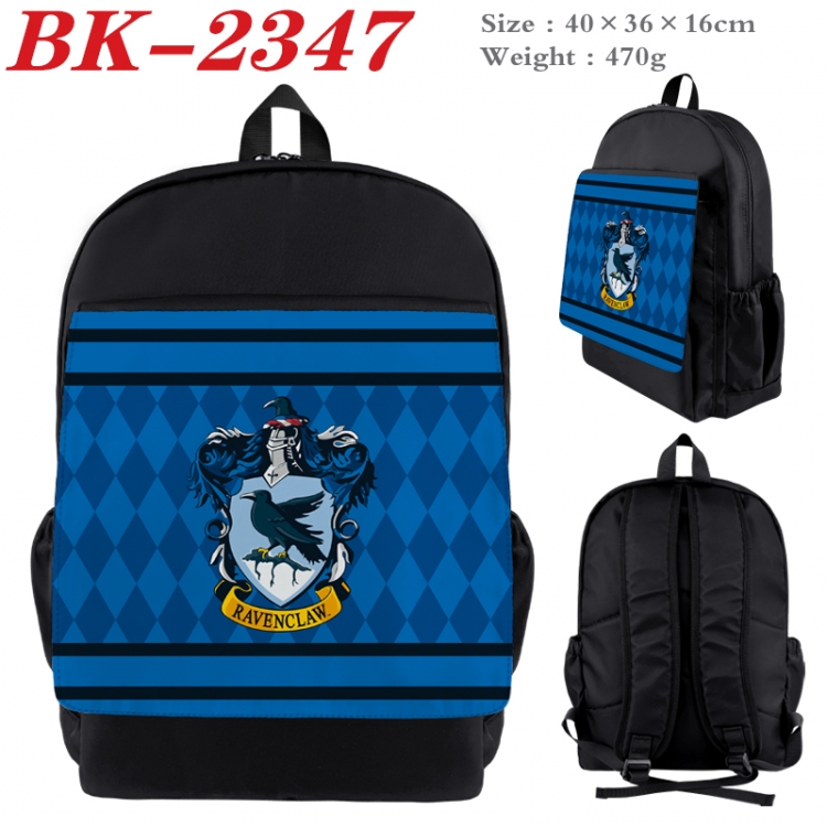 Harry Potter Waterproof nylon canvas flip color picture backpack 40X36X16CM  BK-2347