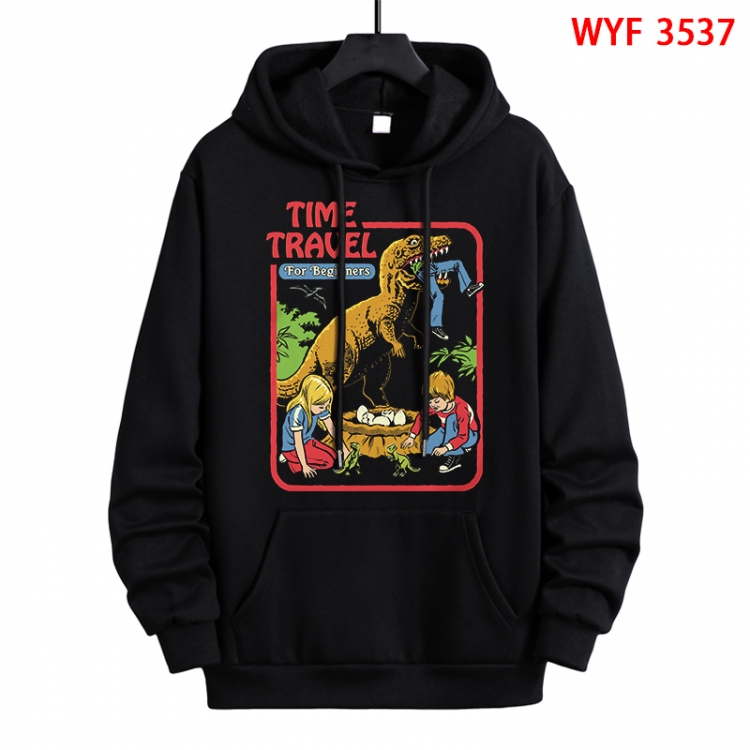 Evil illustration Direct spray process pure cotton patch pocket sweater from XS to 4XL WYF-3537