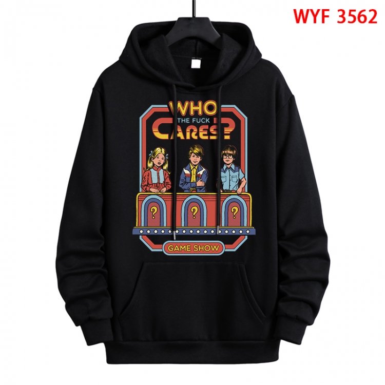 Evil illustration Direct spray process pure cotton patch pocket sweater from XS to 4XL WYF-3562