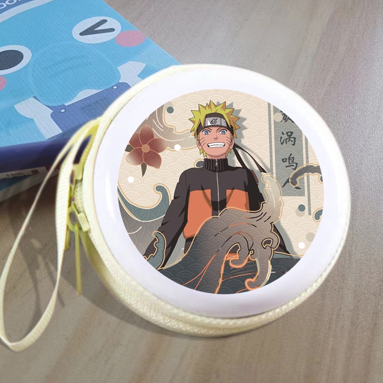Naruto Animation peripheral Tinning zipper zero wallet key bag