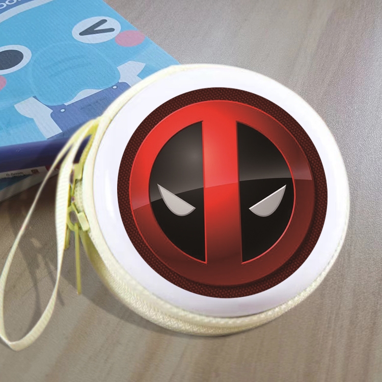 Deadpool Animation peripheral Tinning zipper zero wallet key bag