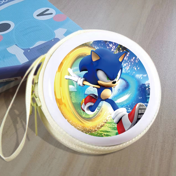 Sonic The Hedgehog Animation peripheral Tinning zipper zero wallet key bag