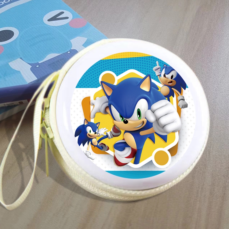Sonic The Hedgehog Animation peripheral Tinning zipper zero wallet key bag