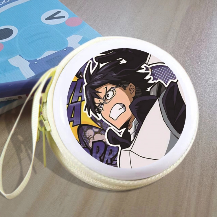 My Hero Academia Animation peripheral Tinning zipper zero wallet key bag