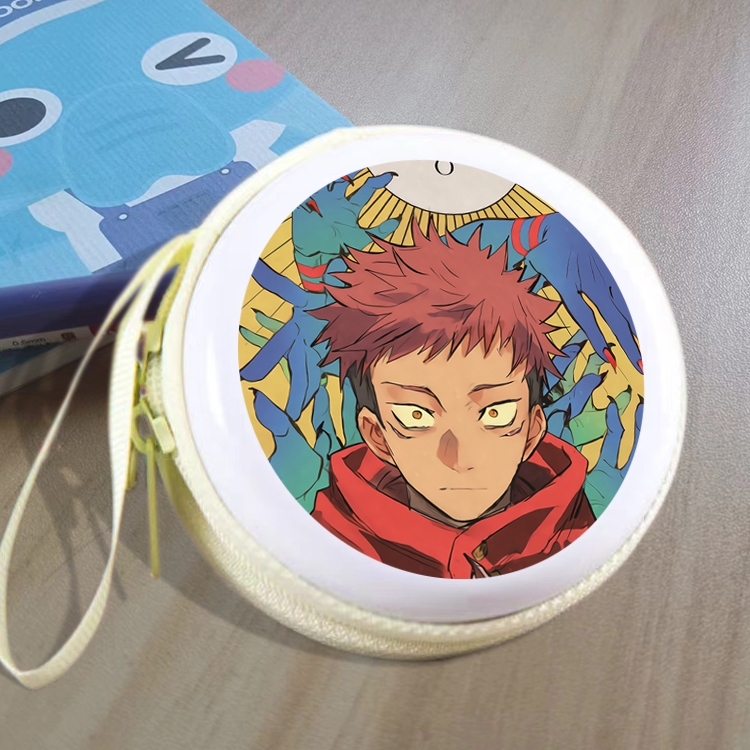 Jujutsu Kaisen Animation peripheral Tinning zipper zero wallet key bag