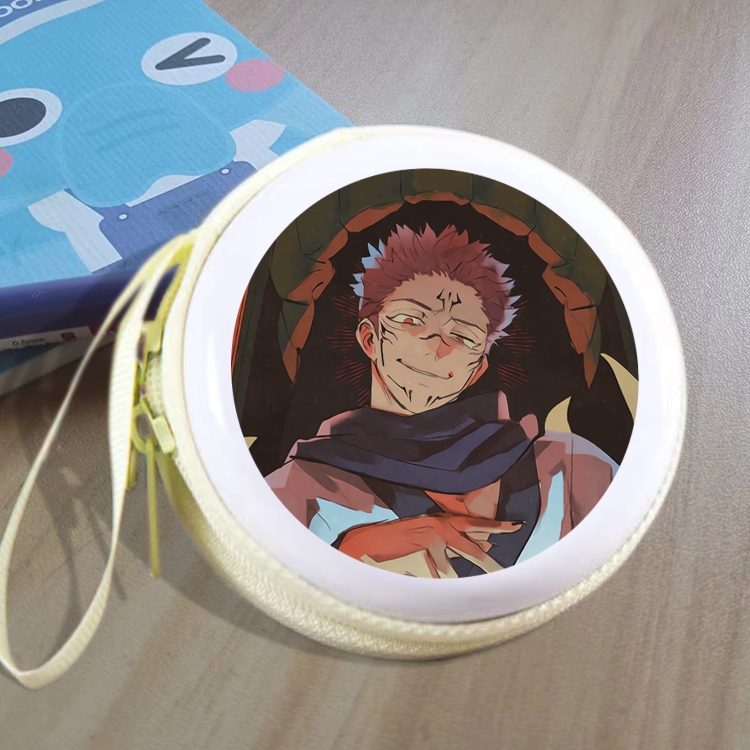 Jujutsu Kaisen Animation peripheral Tinning zipper zero wallet key bag