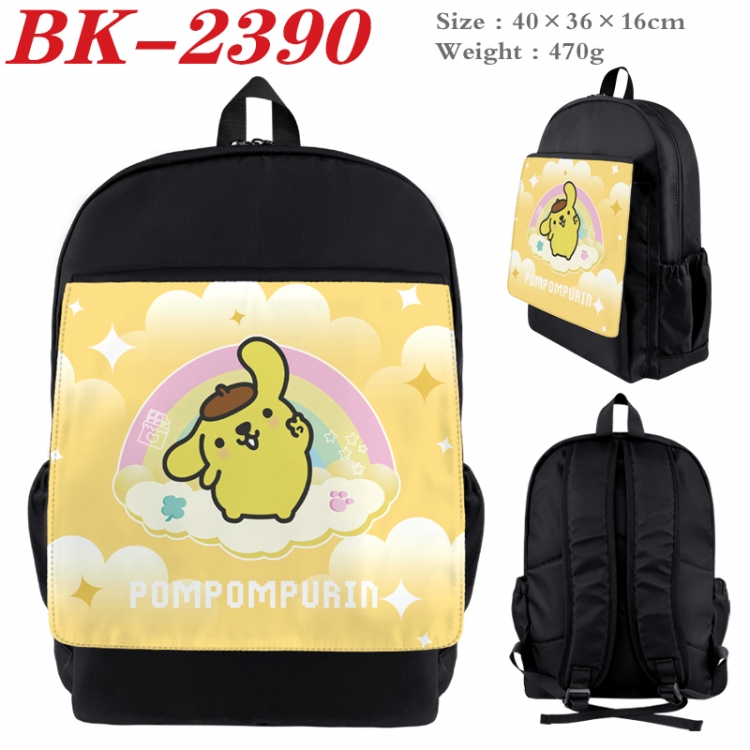 sanrio Waterproof nylon canvas flip color picture backpack 40X36X16CM BK-2390