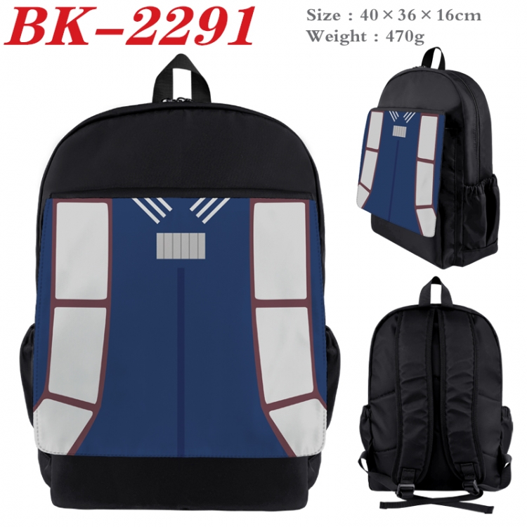 My Hero Academia Waterproof nylon canvas flip color picture backpack 40X36X16CM  BK-2291