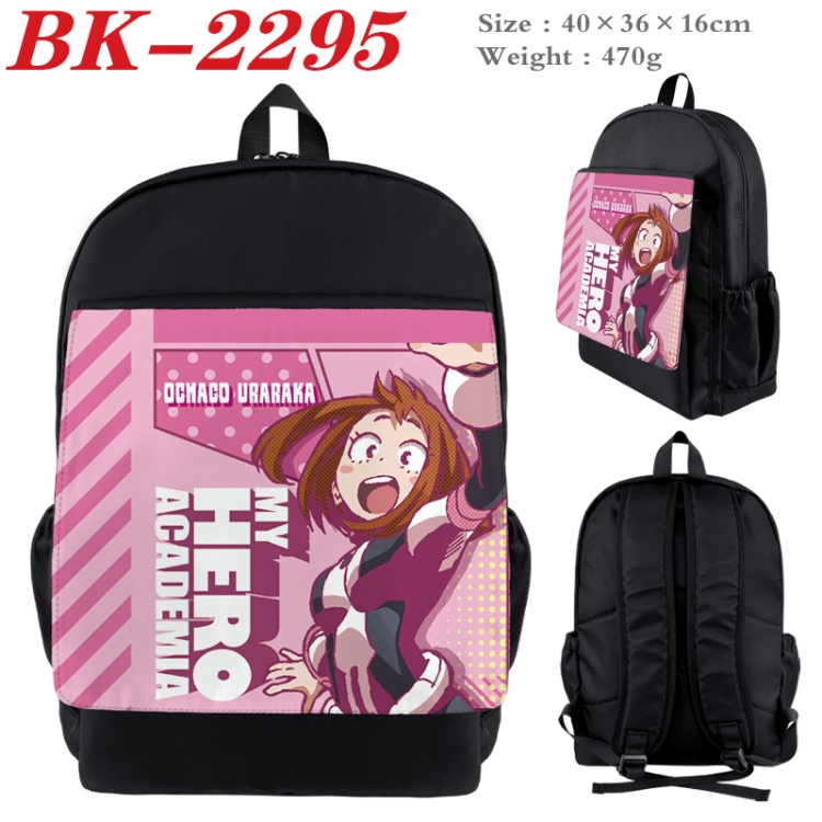 My Hero Academia Waterproof nylon canvas flip color picture backpack 40X36X16CM  BK-2295