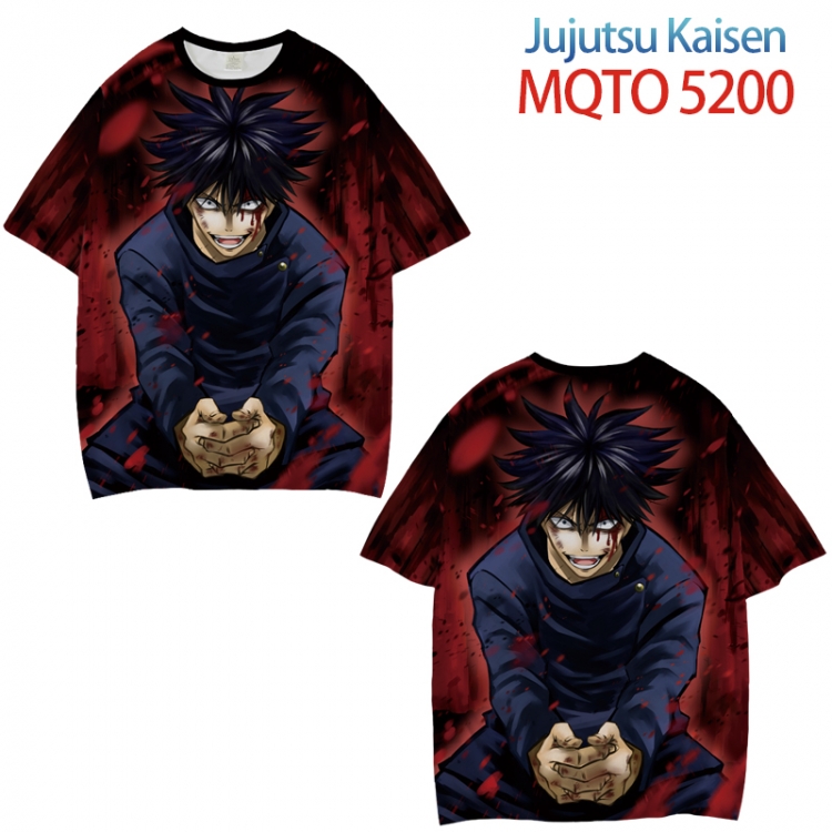 Jujutsu Kaisen Full color printed short sleeve T-shirt from XXS to 4XL  MQTO 5200