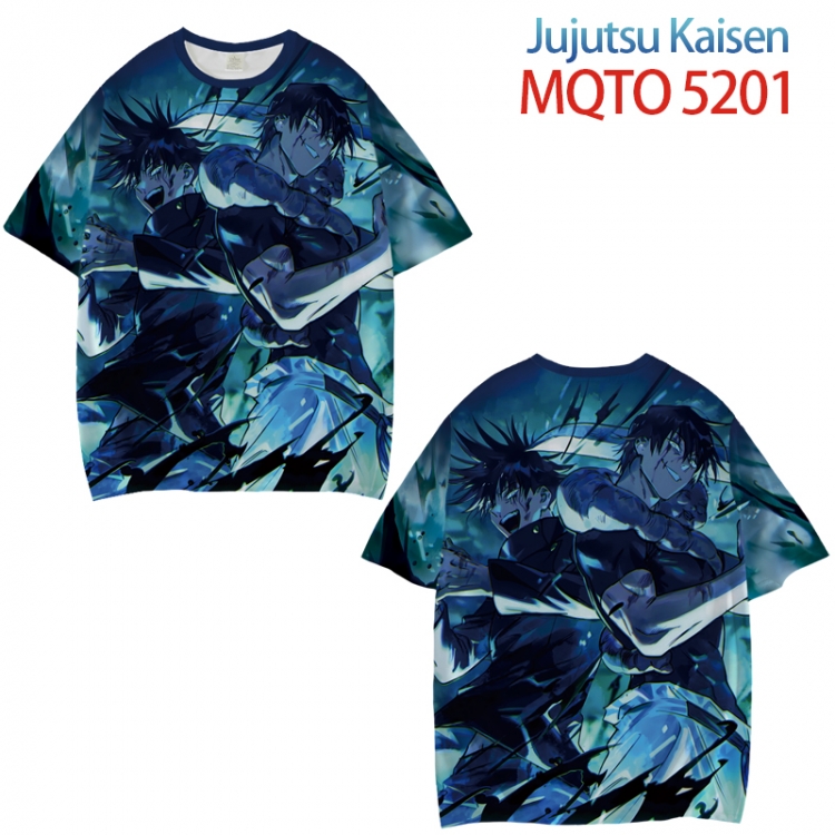 Jujutsu Kaisen Full color printed short sleeve T-shirt from XXS to 4XL MQTO 5201