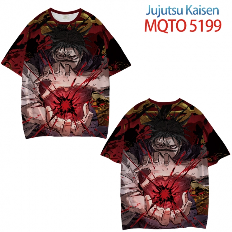 Jujutsu Kaisen Full color printed short sleeve T-shirt from XXS to 4XL  MQTO 5199