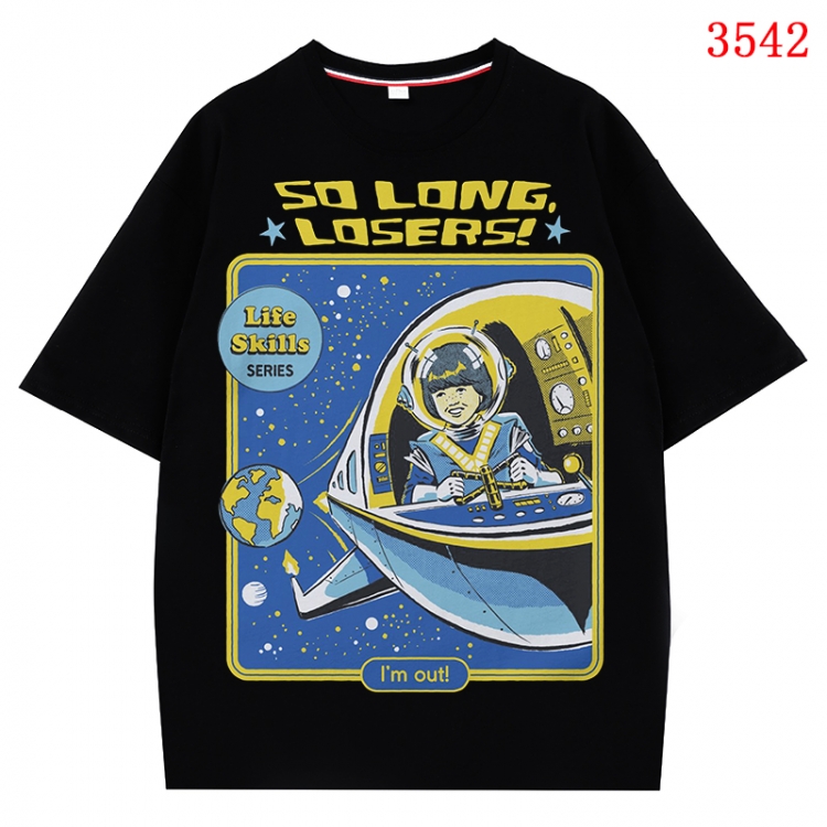 Evil illustration Anime Cotton Short Sleeve T-shirt from S to 4XL CMY-3542-2