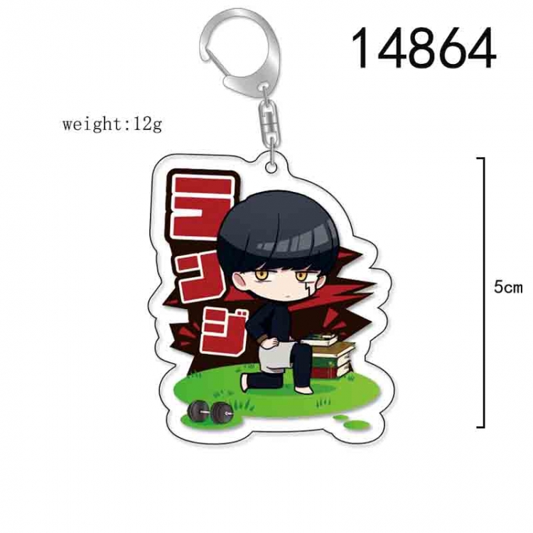 Mashle: Magic and Muscles Anime Acrylic Keychain Charm price for 5 pcs 14864