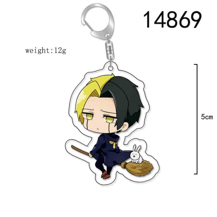 Mashle: Magic and Muscles Anime Acrylic Keychain Charm price for 5 pcs 14869