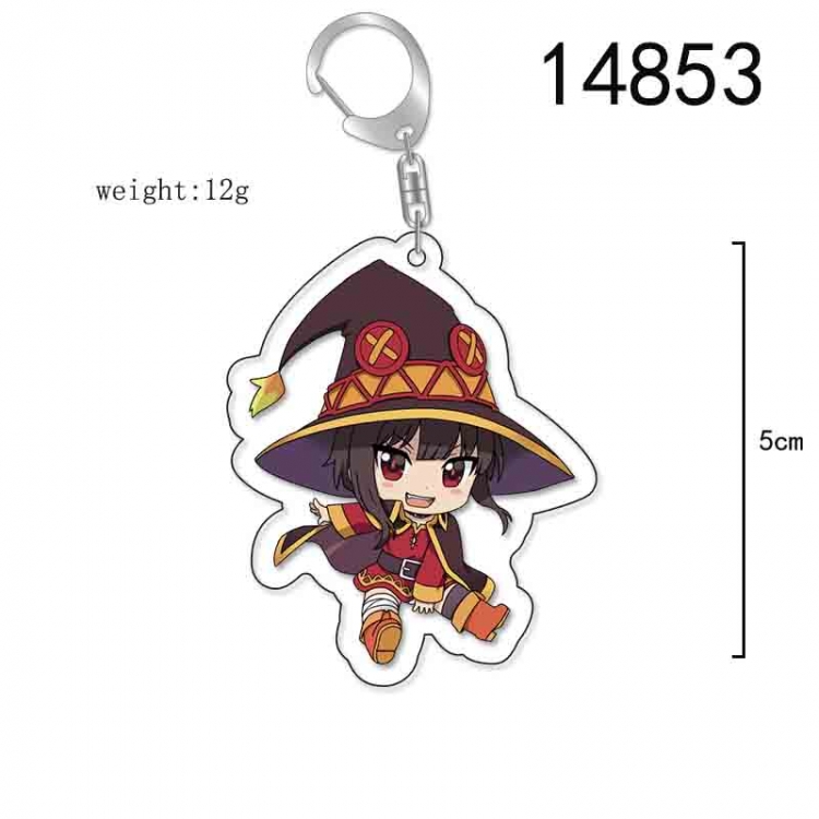 Kono Subarashii Sekai ni Shukufuku wo! Anime Acrylic Keychain Charm price for 5 pcs 14853