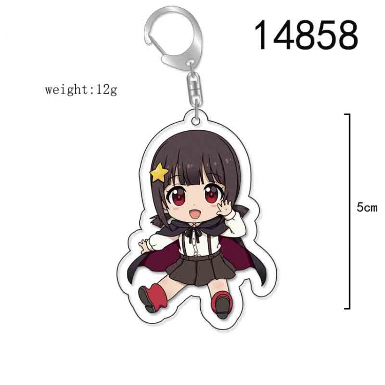 Kono Subarashii Sekai ni Shukufuku wo! Anime Acrylic Keychain Charm price for 5 pcs 14858