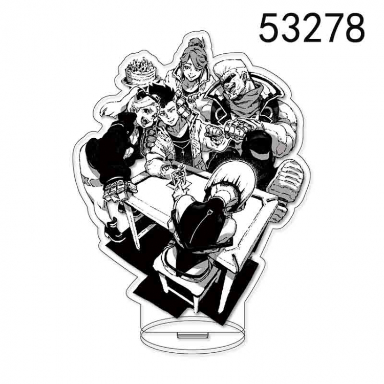 Cyberpunk Anime characters acrylic Standing Plates Keychain 15CM 53278