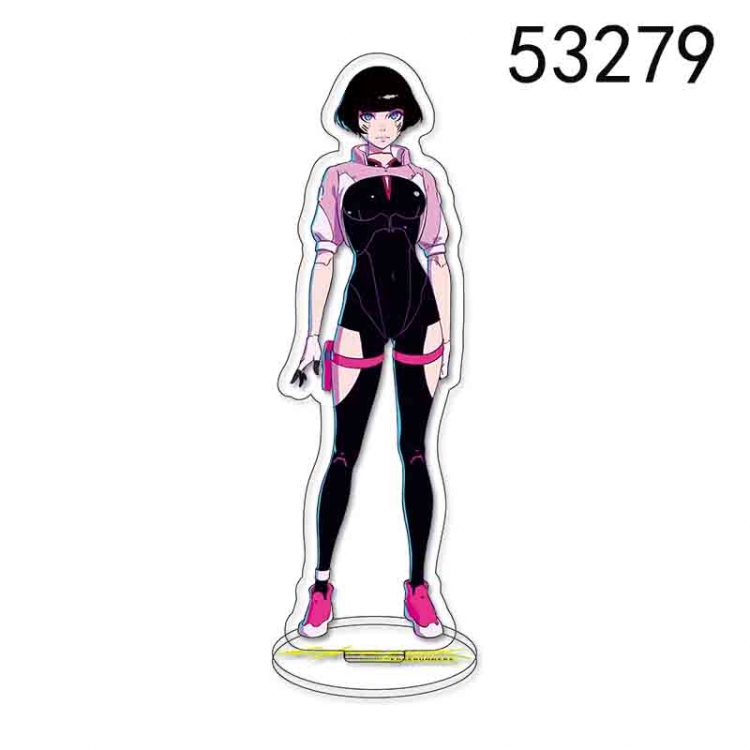 Cyberpunk Anime characters acrylic Standing Plates Keychain 15CM 53279