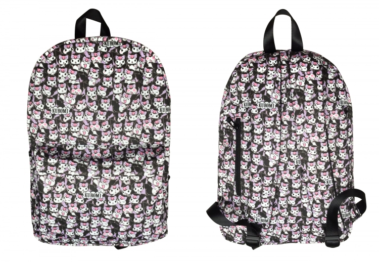 Kuromi Anime Peripheral Printing Student Backpack School Bag Backpack