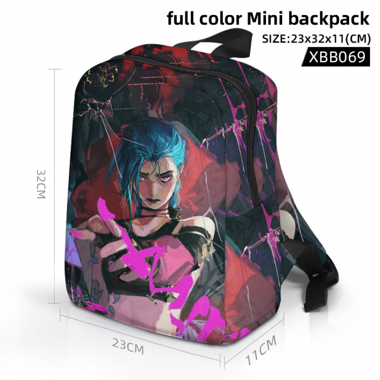 League of Legends Anime full color backpack backpack backpack 23x32x11cm XBB069