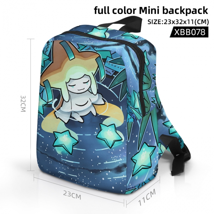 Pokemon Anime full color backpack backpack backpack 23x32x11cm XBB078