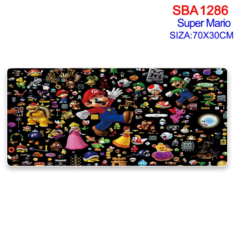 Super Mario Animation peripheral locking mouse pad 70X30cm SBA-1286-2