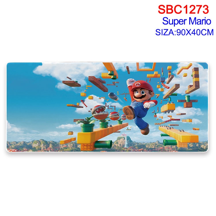 Super Mario Anime peripheral edge lock mouse pad 90X40CM SBC-1273-2