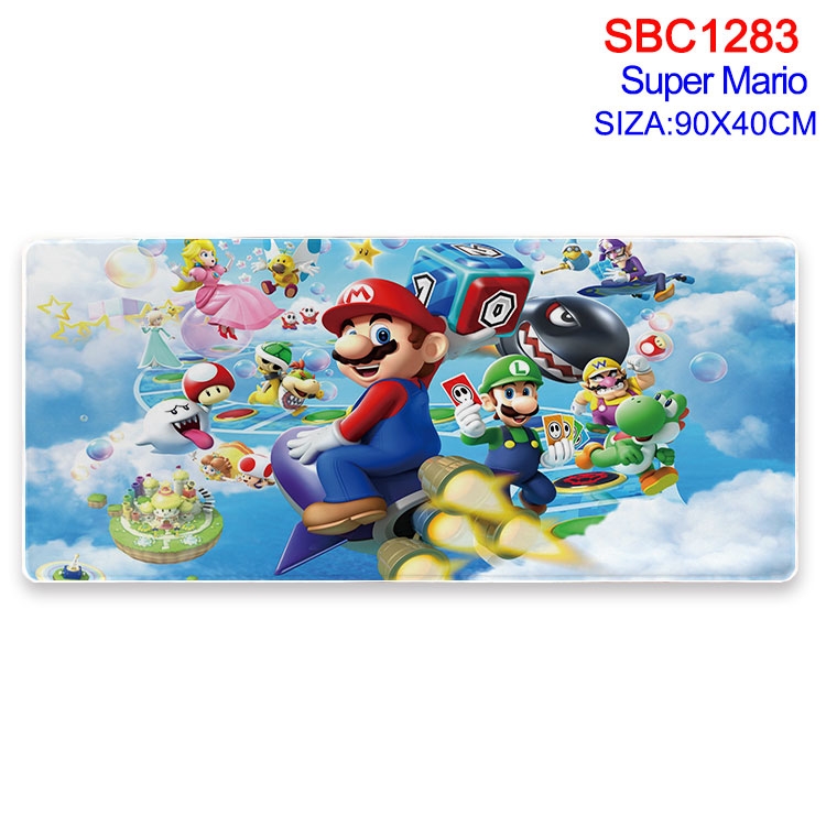 Super Mario Anime peripheral edge lock mouse pad 90X40CM SBC-1283-2