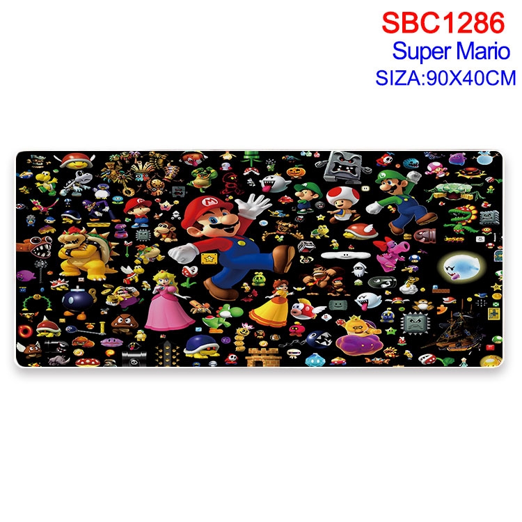 Super Mario Anime peripheral edge lock mouse pad 90X40CM SBC-1286-2