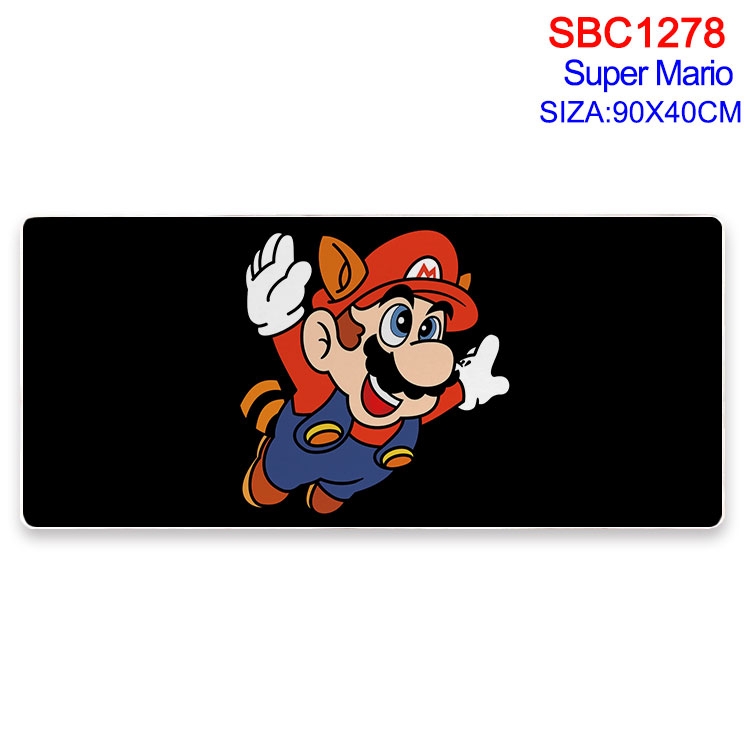 Super Mario Anime peripheral edge lock mouse pad 90X40CM SBC-1278-2
