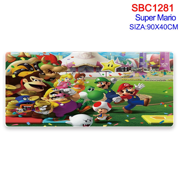 Super Mario Anime peripheral edge lock mouse pad 90X40CM SBC-1281-2