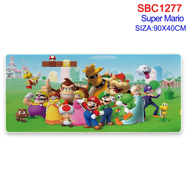 Super Mario Anime peripheral edge lock mouse pad 90X40CM SBC-1277-2