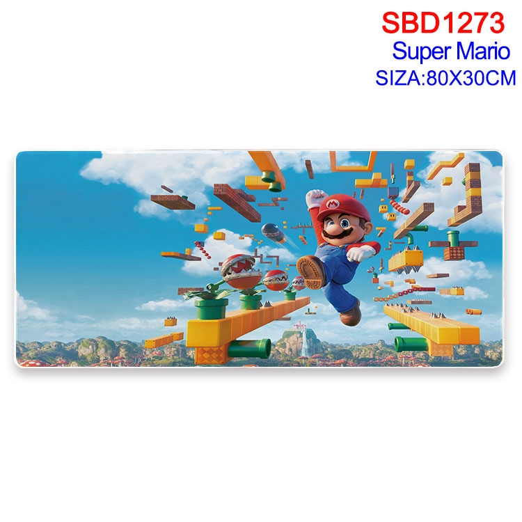 Super Mario  Animation peripheral locking mouse pad 80X30cm SBD-1273-2