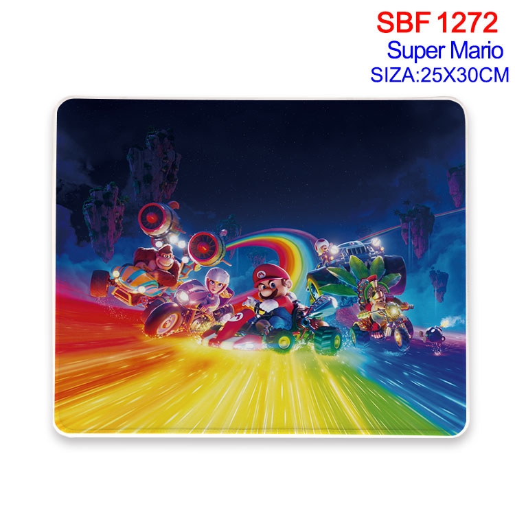 Super Mario Animation peripheral locking mouse pad 25X30CM SBF-1272-2
