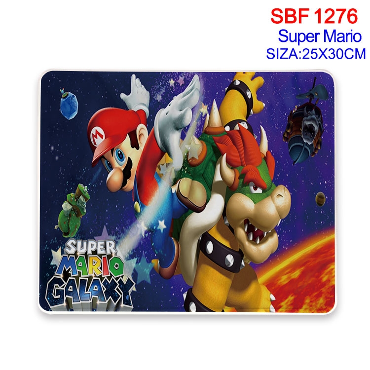 Super Mario Animation peripheral locking mouse pad 25X30CM SBF-1276-2