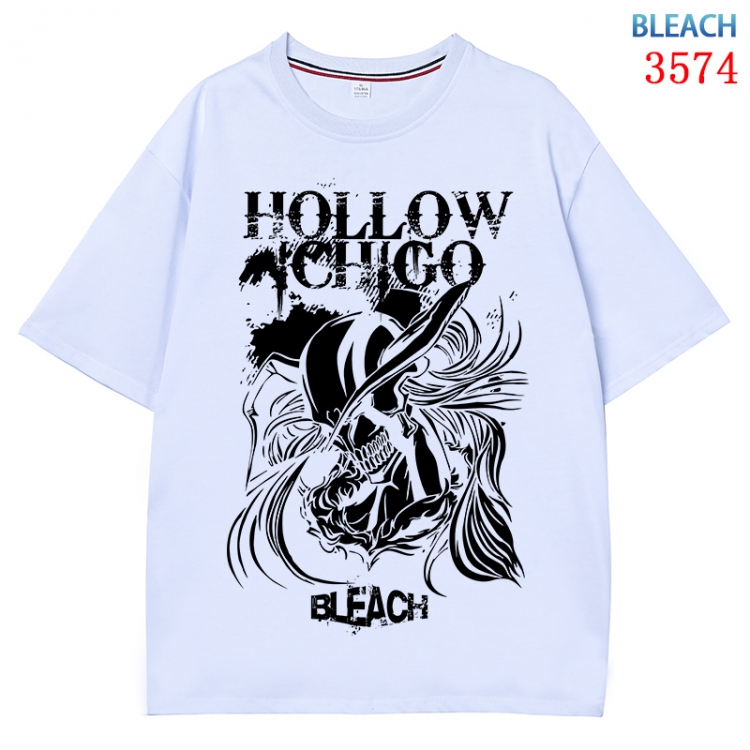Bleach Anime Pure Cotton Short Sleeve T-shirt Direct Spray Technology from S to 4XL  CMY-3574-1