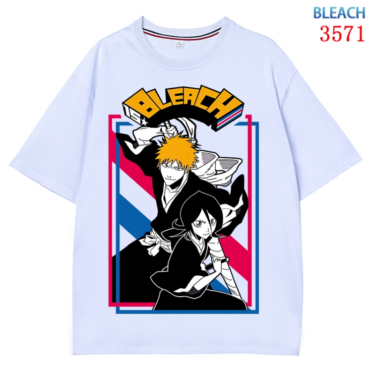 Bleach Anime Pure Cotton Short Sleeve T-shirt Direct Spray Technology from S to 4XL CMY-3571-1