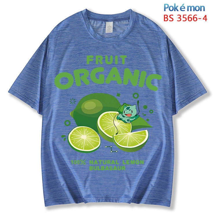 Pokemon  ice silk cotton loose and comfortable T-shirt from XS to 5XL BS-3566-4