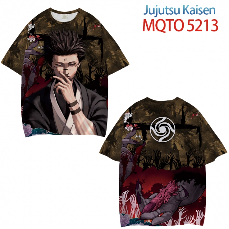 Jujutsu Kaisen Full color printed short sleeve T-shirt from XXS to 4XL MQTO5213