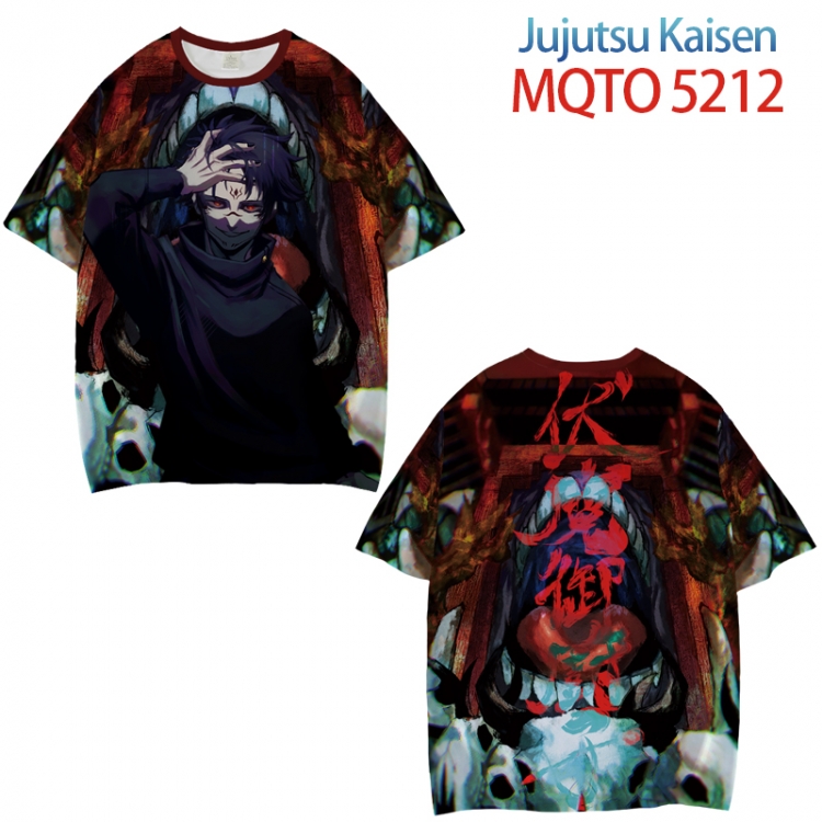 Jujutsu Kaisen Full color printed short sleeve T-shirt from XXS to 4XL MQTO5212