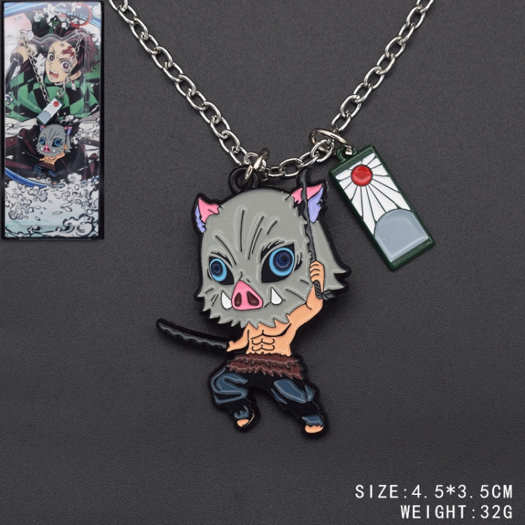 Demon Slayer Kimets Anime peripheral metal keychain pendant