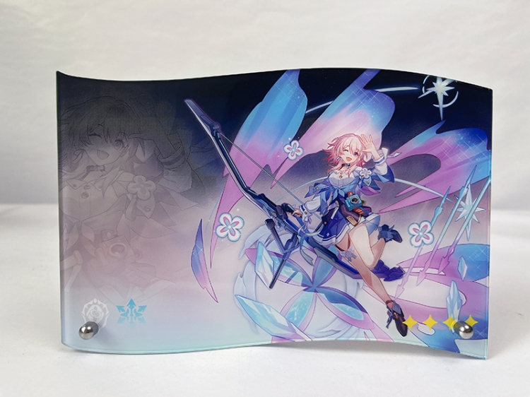 Honkai: Star Rail Anime poster with photo frame 20x14cm cardboard packaging